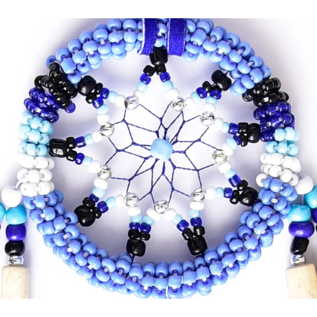 Blue Car Dream Catcher Leilo with Star Pattern - 2