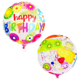 Colorful Happy Birthday Balloon