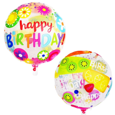 Colorful Happy Birthday Balloon