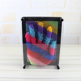 3D Pin Art Nail Board Game Rainbow