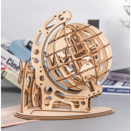 3D Puzzle Rotating Globe with 84 Pieces