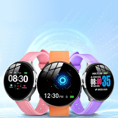 Smart Fitness Tracker V12 pour femme en 3 couleurs