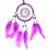 Violet dream catcher Nina with star pattern