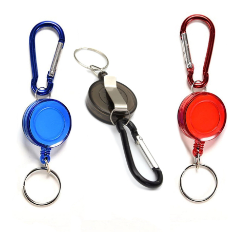 3 extendable Jojo keychains, key winder