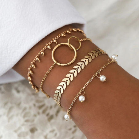 Set of 4 Boho Bracelets Ela