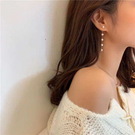 earrings with pearls