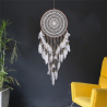 Large XXL dream catcher Chilla with embroidery pattern