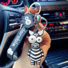 Funny Elephant, Giraffe and Zebra Keychains