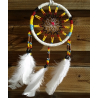 White dream catcher Bianco with star pattern