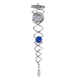 Suncatcher spiral with various crystals