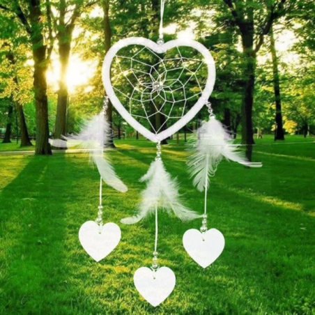 White Heart Dreamcatcher Bellezza - 1