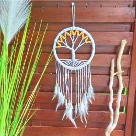 White Tree of Life Dream Catcher Terziera