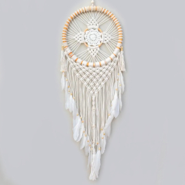 Beige XXL Macrame Dream...