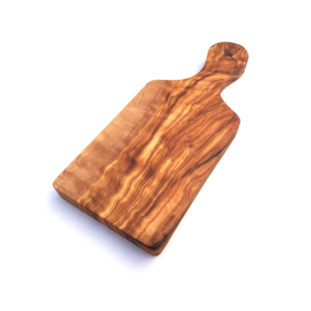 Small and extra thick olive wood breakfast board / cutting board