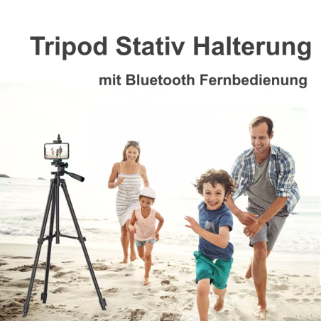 Tripod mount with Bluetooth remote control