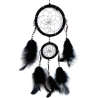 Black dream catcher Nana with 2 rings and shells