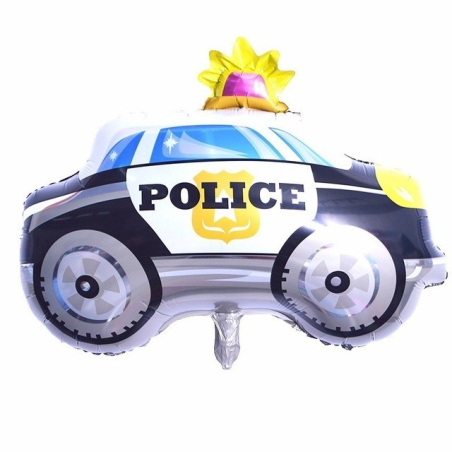 Ballon voiture de police taille moyenne