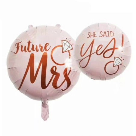 Gros ballon de mariage rose